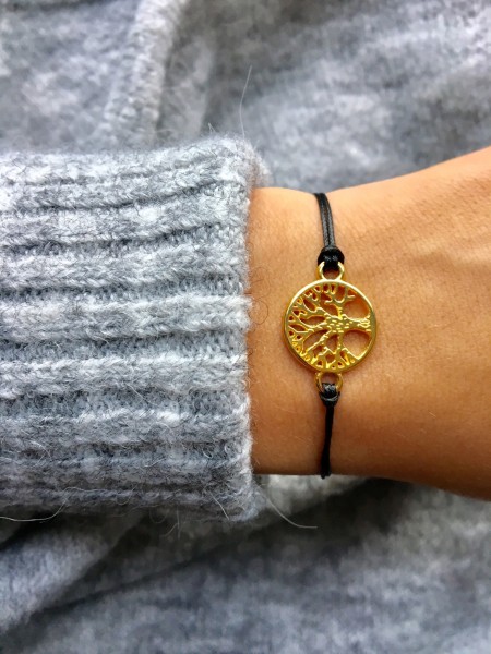 Makramee Armband mit Lebensbaum verschiedene Farben